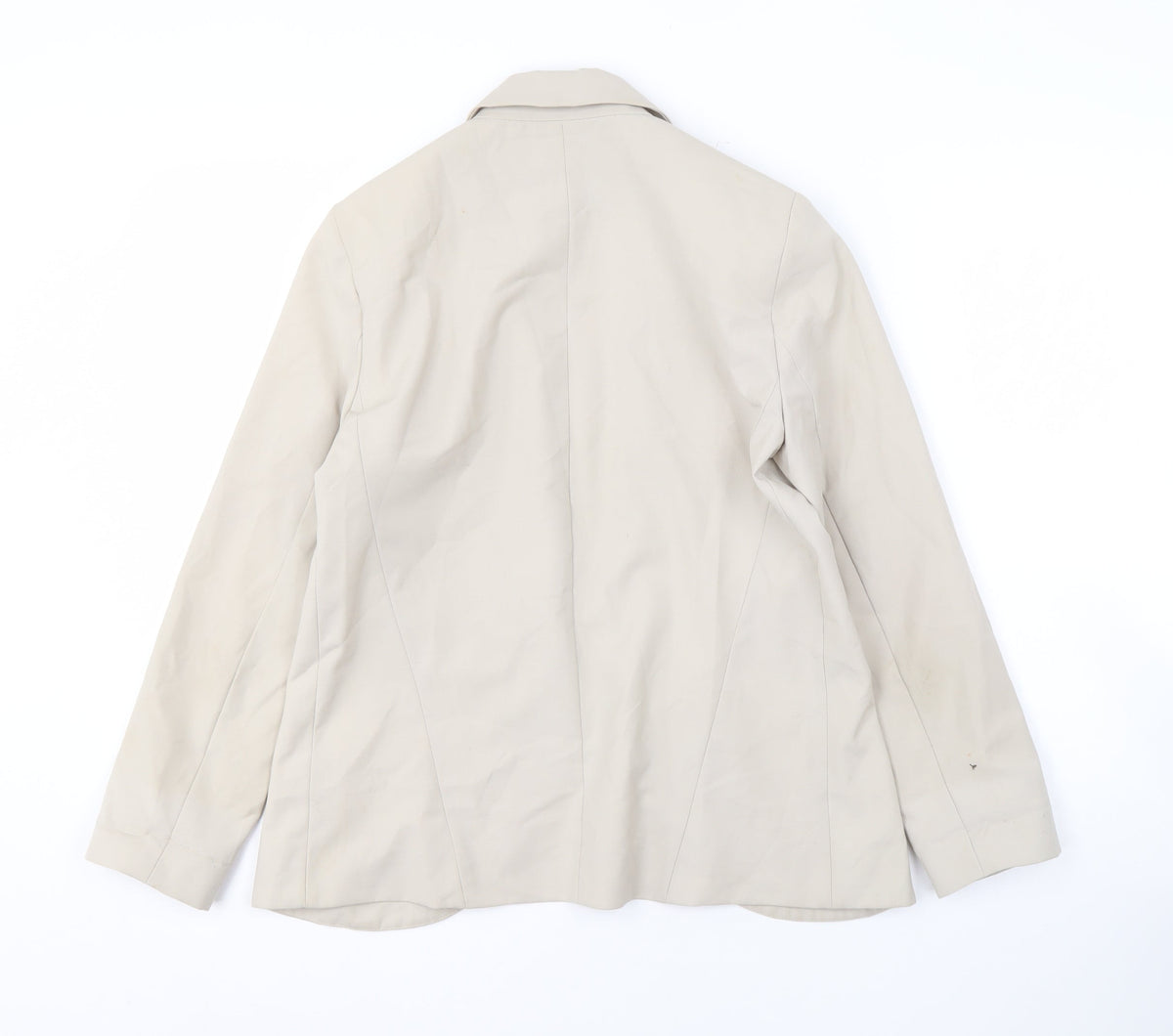 Topshop Women's Beige Blazer, UK 8, Notch Lapel, Lined