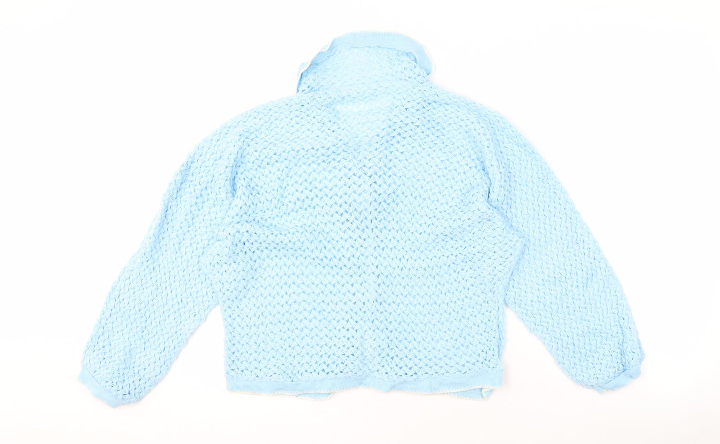 St Michael Women's Blue Cardigan, Size M, Button Accent