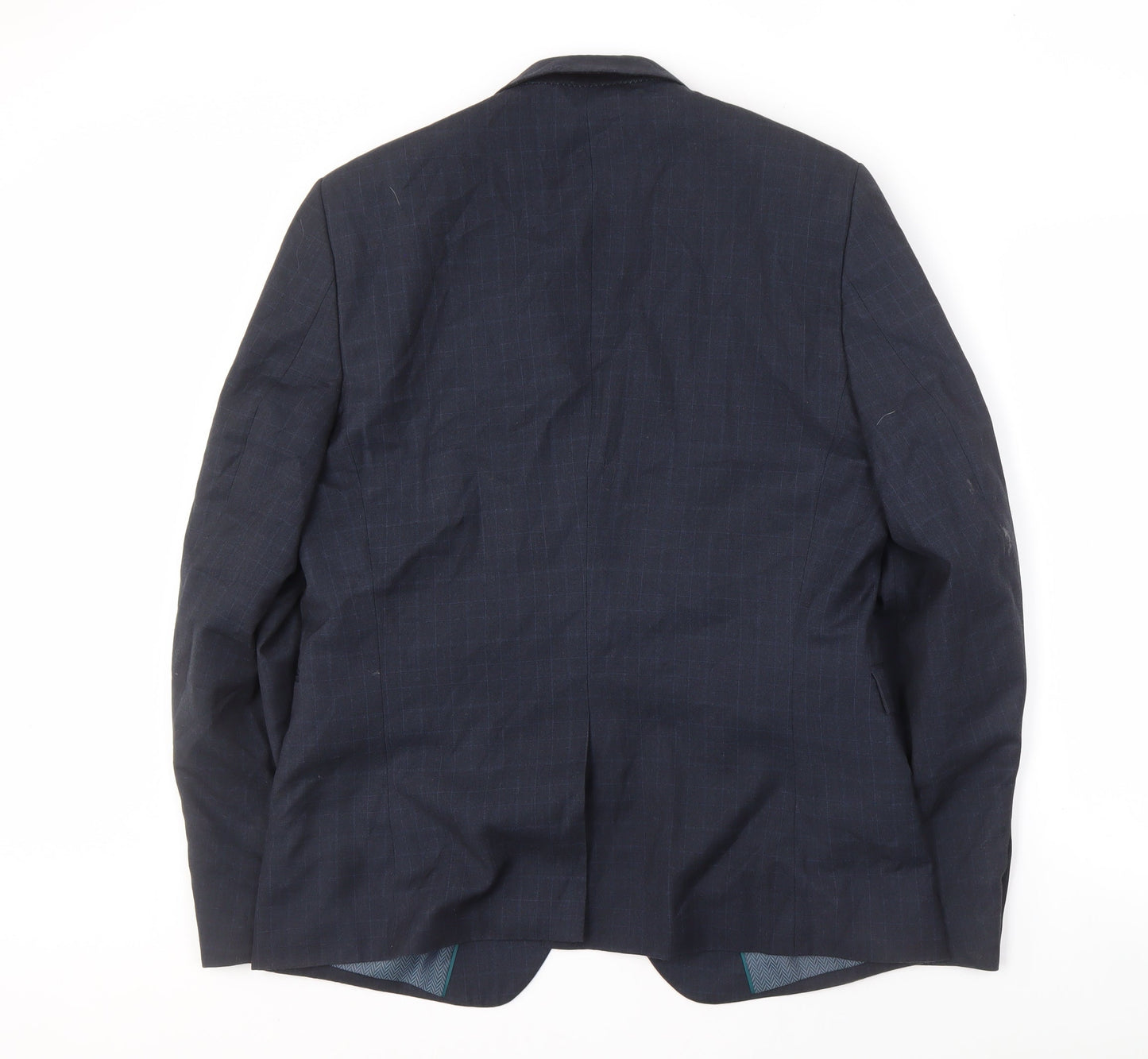 Burton Menswear London Men's Blue Jacket 42 Skinny Fit