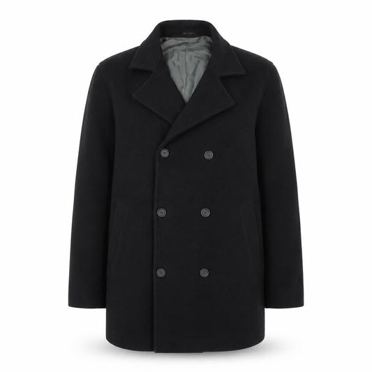 Willson Women's Black Wool Blend Pea Coat Size M