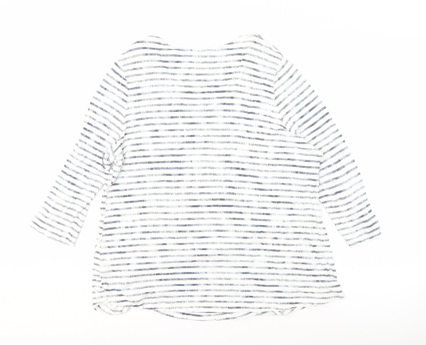 Dash Women’s White Striped T-Shirt Size 18