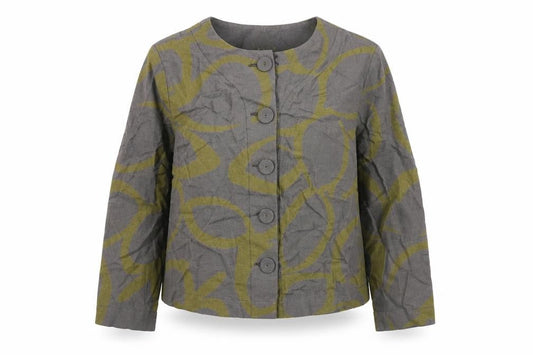 VIZ Women's Grey Multicoloured Jacket Size 12
