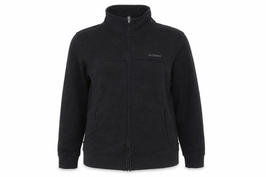 Front view of LA Gear Women's Black Full Zip Jacket, size 14