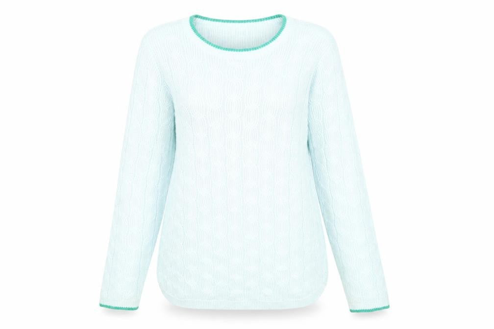Lands' End Women's Blue Pullover Sweater, Size M