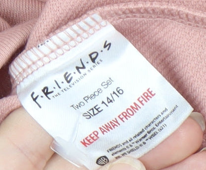 F.R.I.E.N.D.S Women's Pink Pullover Sweatshirt Size 14