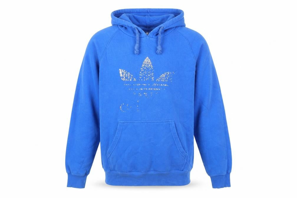 Adidas Men's Blue Pullover Hoodie Size L