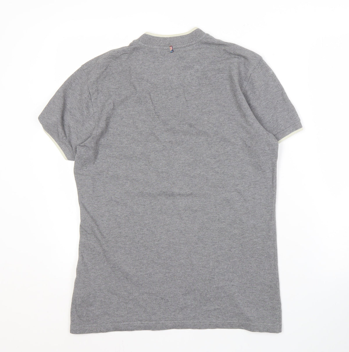 Pretty Green Men's Grey XS Short Sleeve Polo Shirt