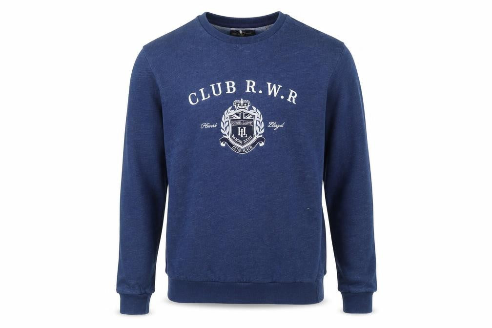Henri Lloyd Men's Blue Cotton Pullover Jumper S