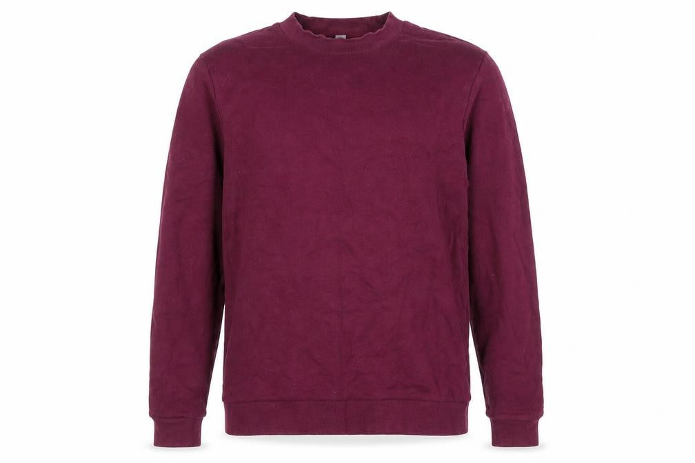 COS Men's Red XL Cotton Pullover Sweatshirt