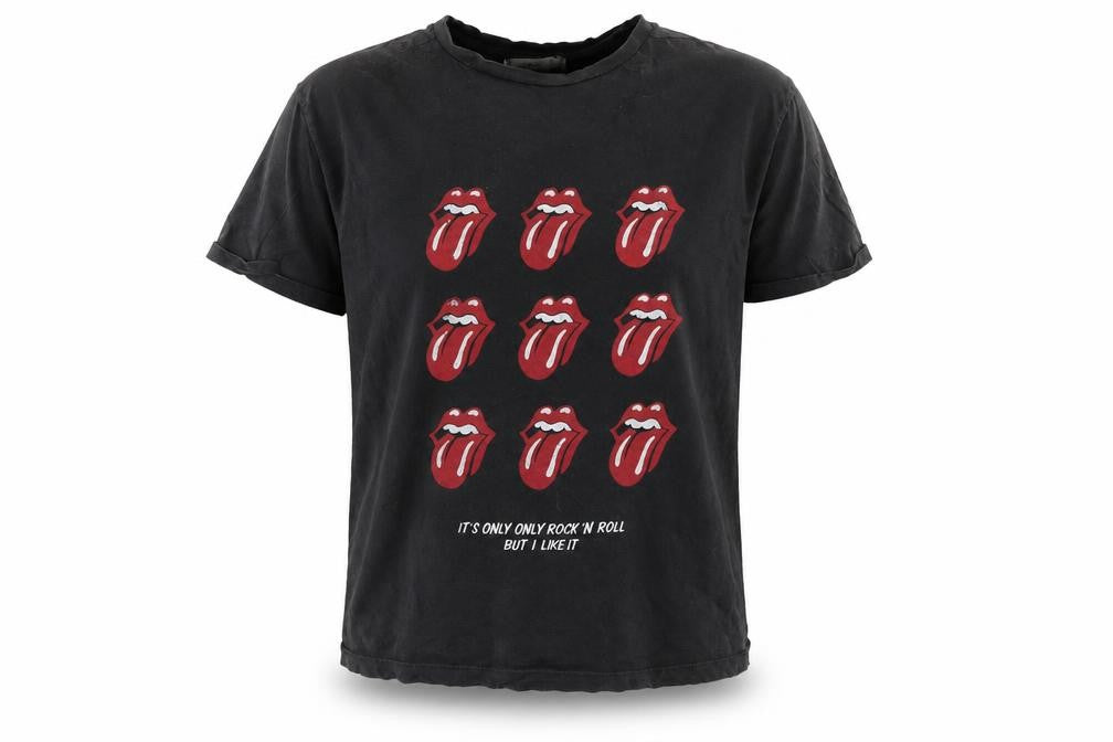 Mango Men's Black XS Rock Graphic T-Shirt