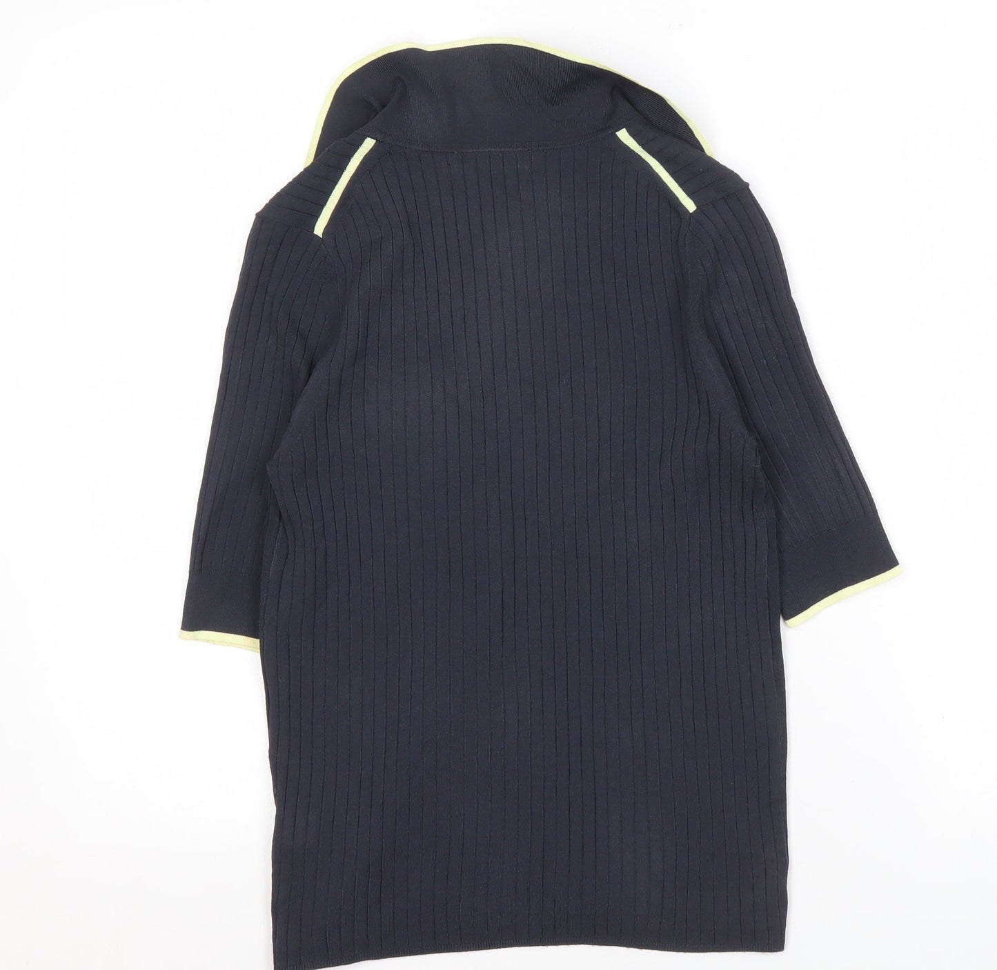 Marks & Spencer Women's Black Polo Top - Size 10