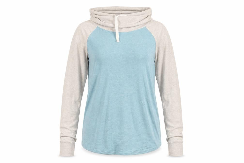 Hollister Women's Blue Pullover Hoodie M