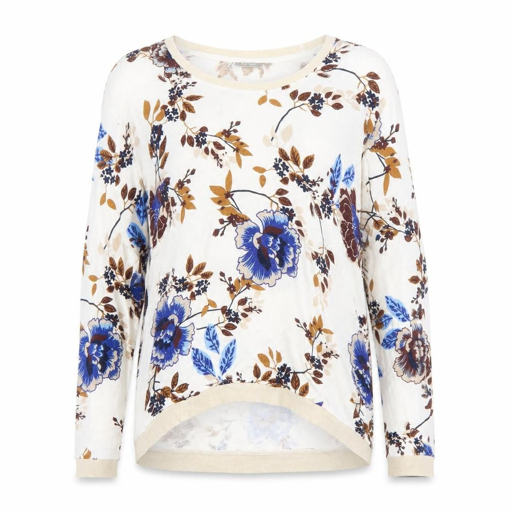 Fransa Women's Multicoloured Floral Pullover Jumper XL