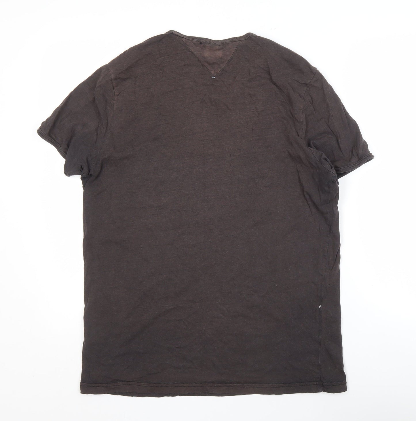 Hilfiger Denim Men's Black Classic T-Shirt, L