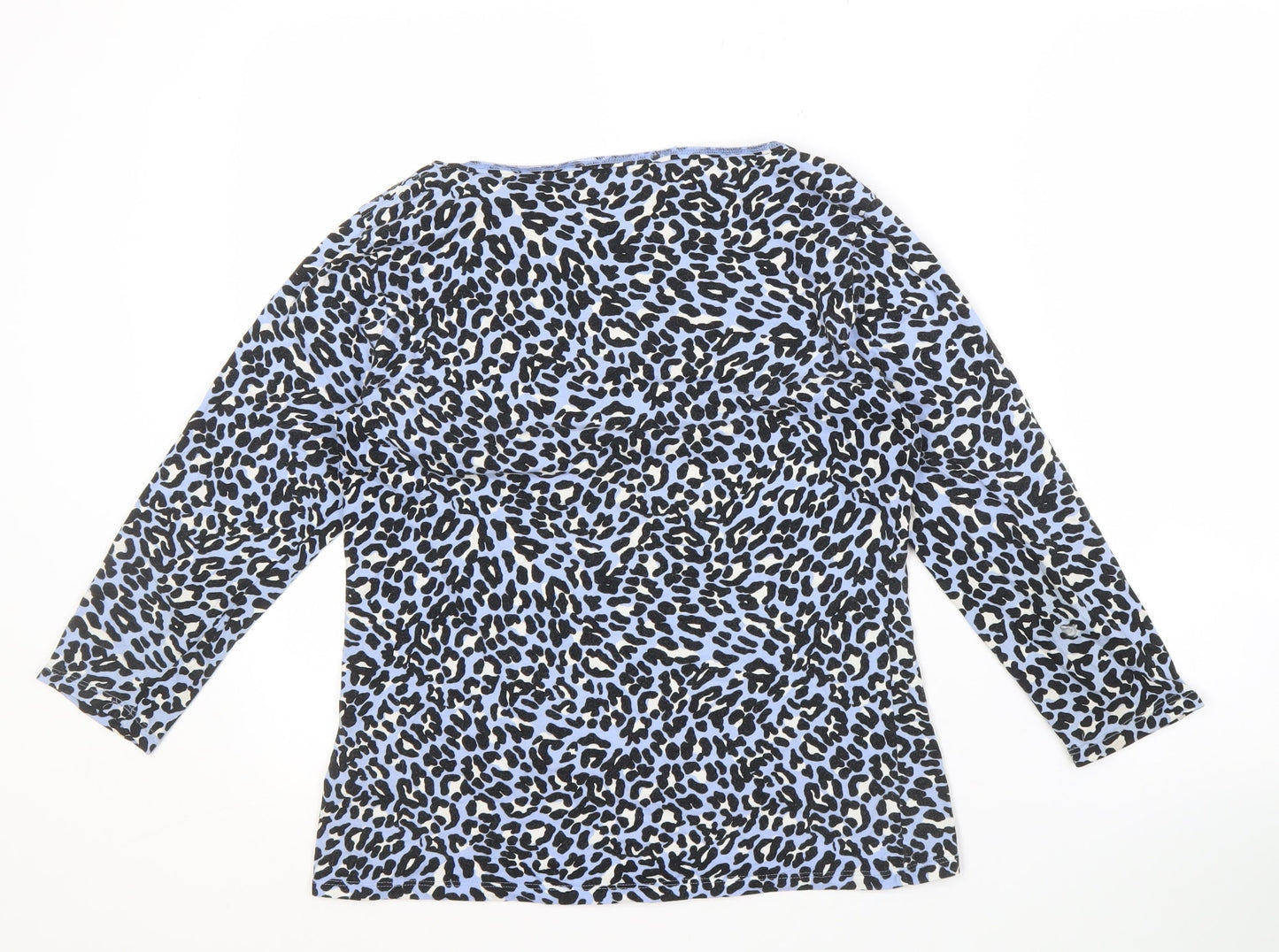 Marks and Spencer Women's Blue Animal Print Top