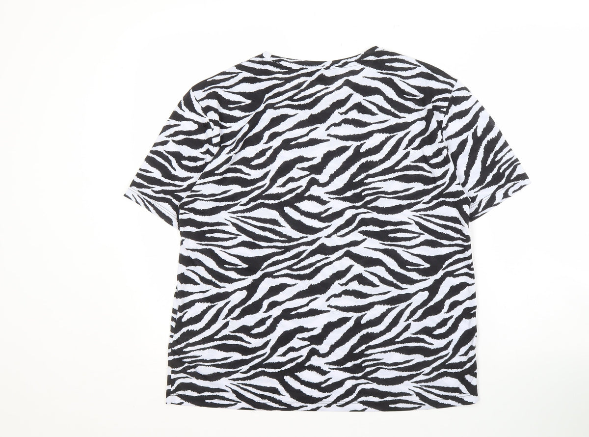 Marks & Spencer Women's Zebra Print T-Shirt Size 12
