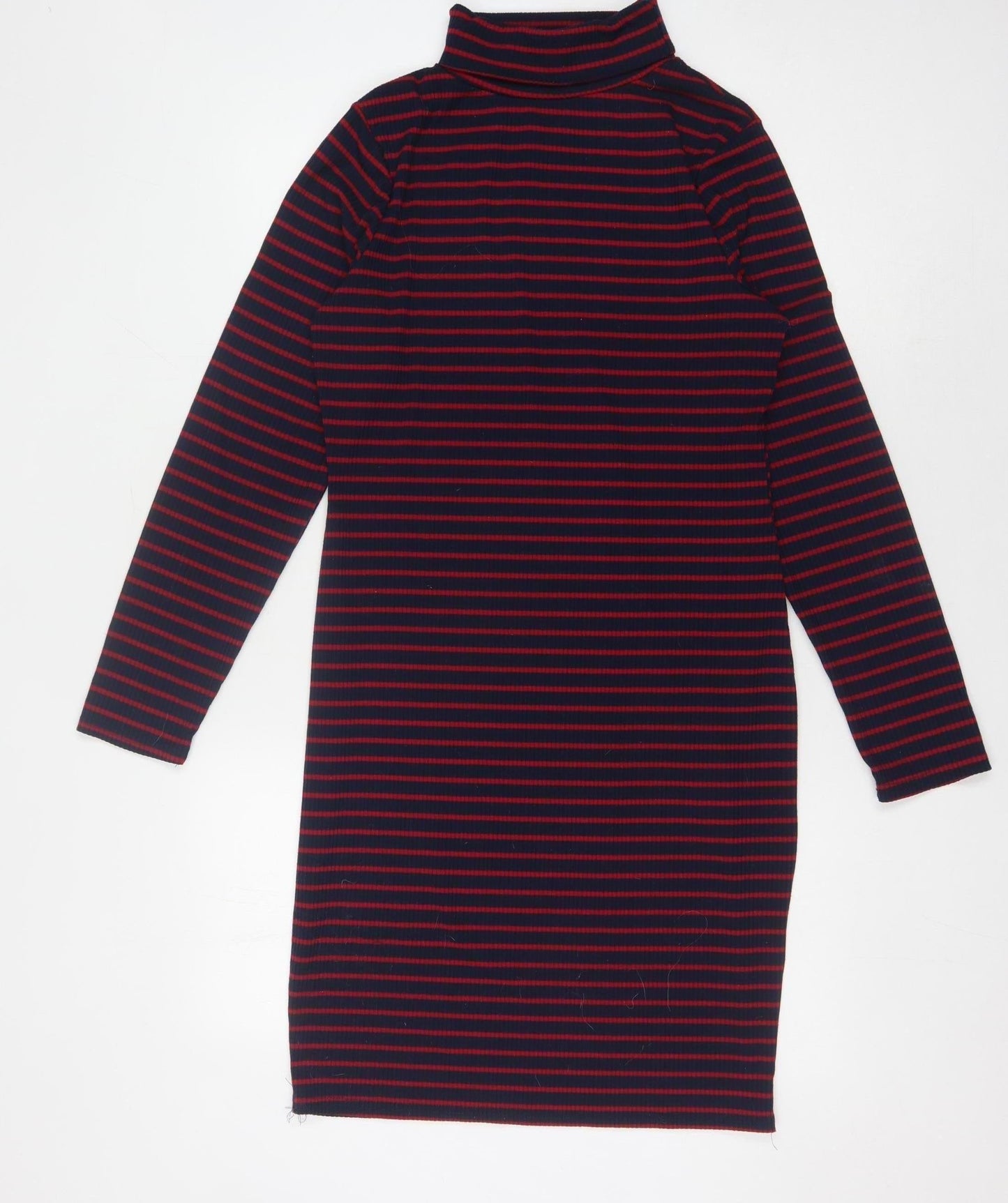 Brave Soul Women's Multicoloured Striped Shift Dress M