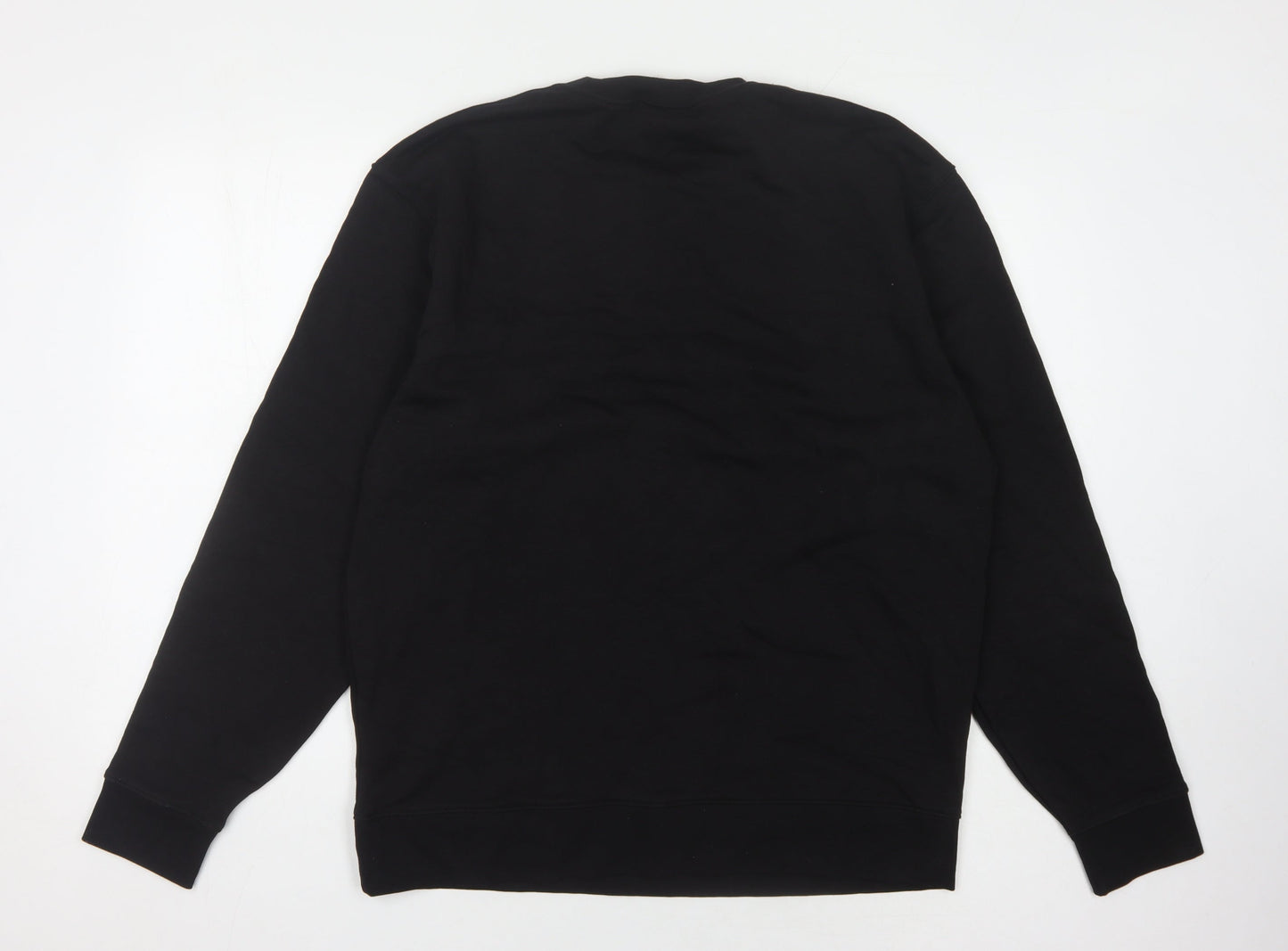 Russell Men's Black XL Graphic Print Pullover Sweatshirt