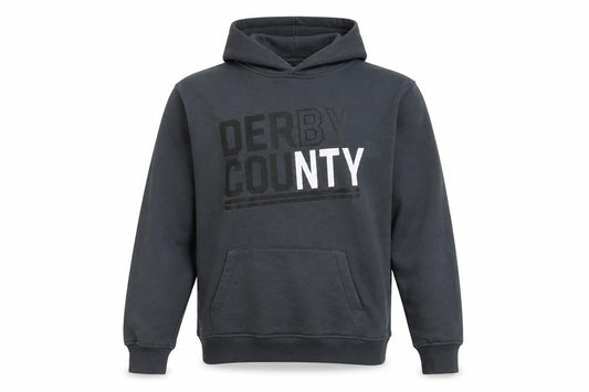 Front view of Majestic Athletic women’s grey pullover hoodie, size UK 28
