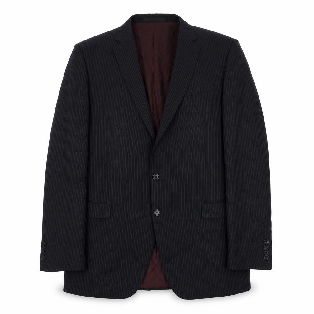 Marks & Spencer Men's Navy Pinstripe Blazer 46 L
