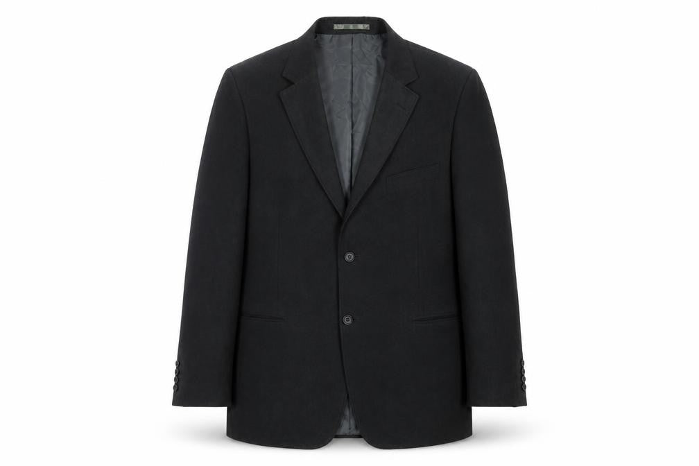 The Savile Row Company Men's Black 44 Regular Fit Jacket