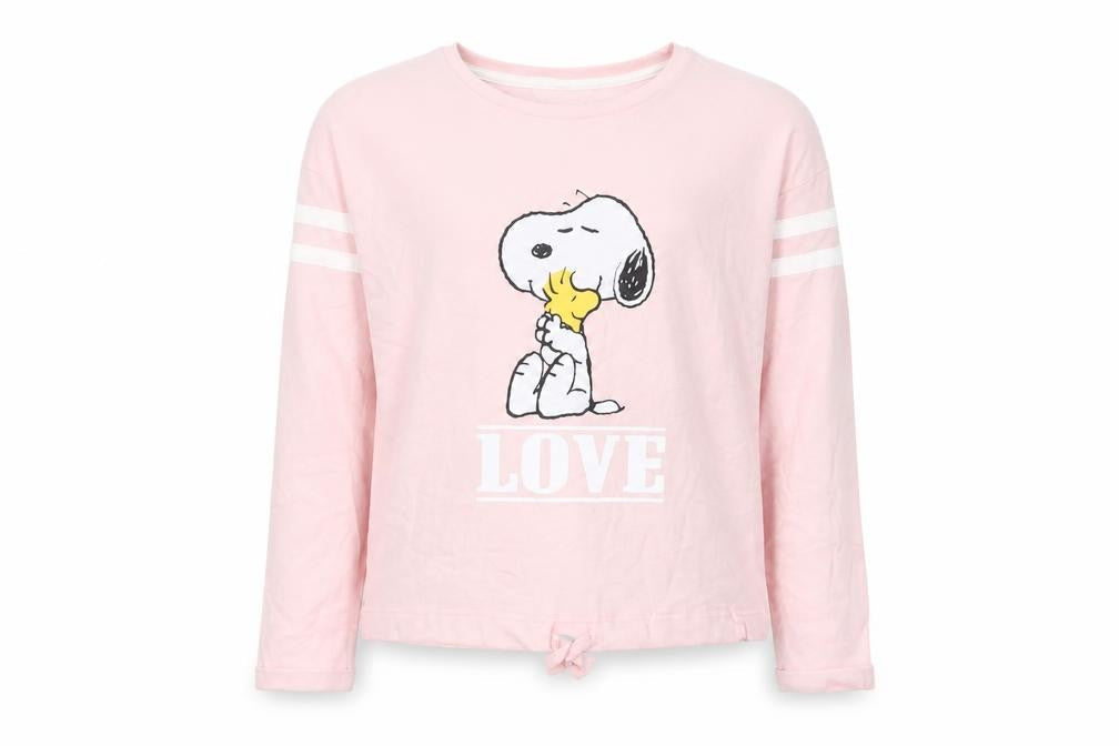 Marks & Spencer Girls' Pink Peanuts Sweatshirt 11-12 Years