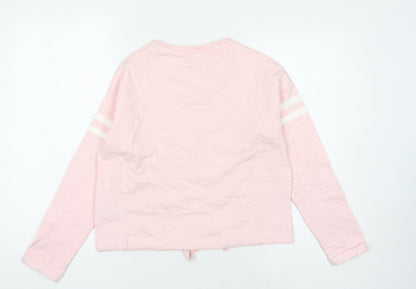 Back view of Marks & Spencer girls’' pink peanuts sweatshirt 11-12 years