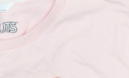 Additional view of Marks & Spencer girls’' pink peanuts sweatshirt 11-12 years