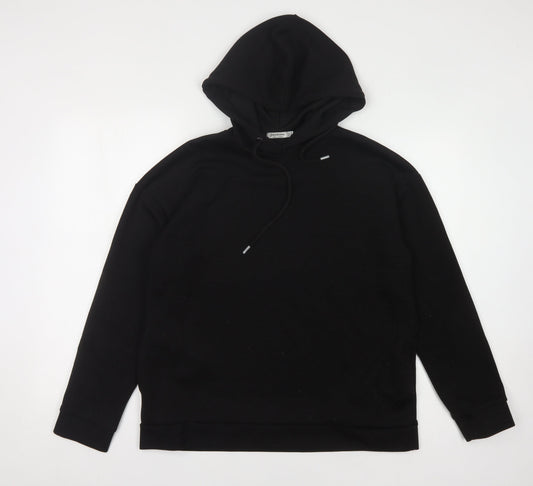 Stradivarius Women's Black Pullover Hoodie, Size S