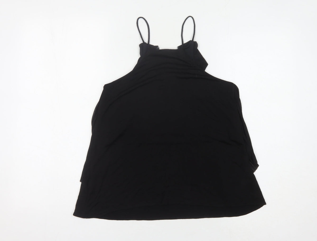 River Island Women's Black Tank Top, Size 8