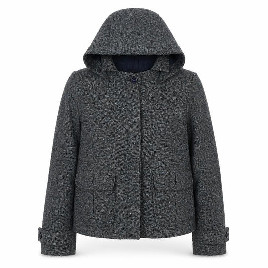 trf collections Women's Grey Hooded Jacket S