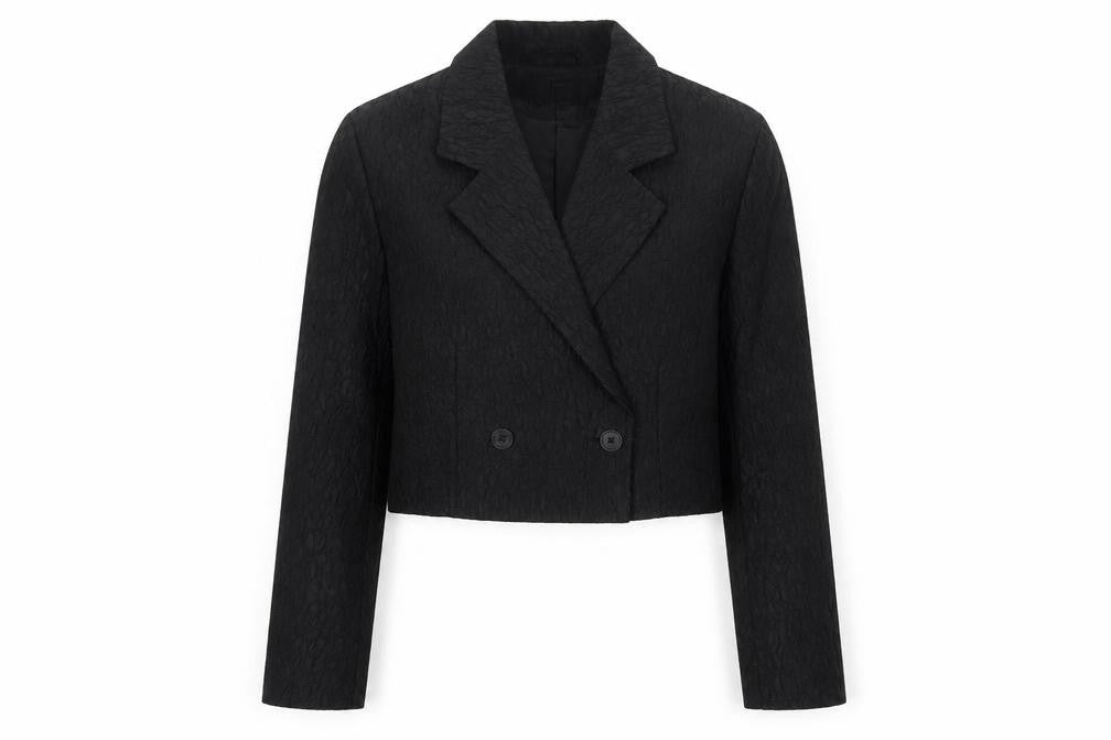New Look Women's Black Cropped Blazer UK 14