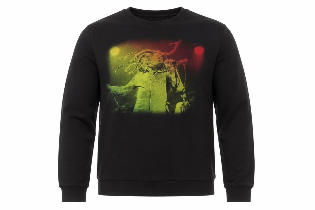 ASOS Men's Black Graphic Pullover Sweatshirt Medium