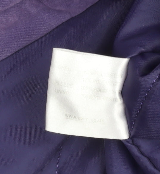 EWM Women's Purple Mid-Length Jacket Size 12