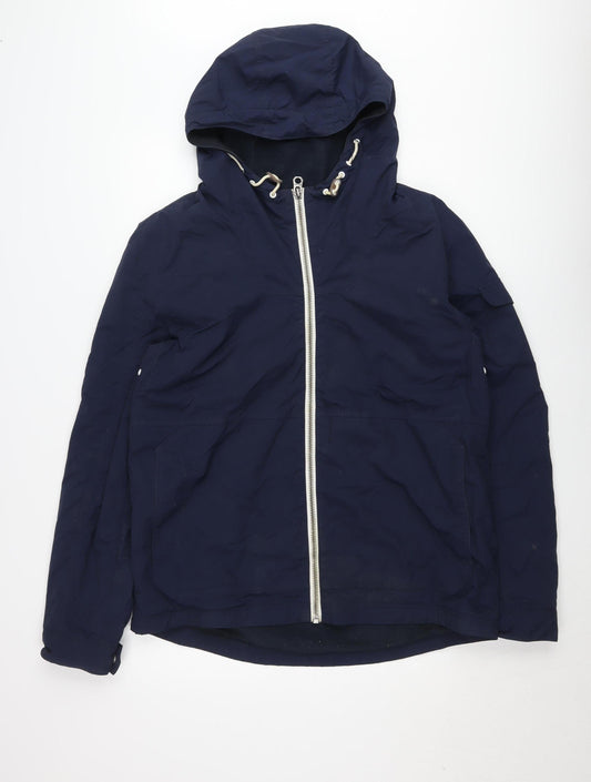 Next Men's Blue Windbreaker Jacket L