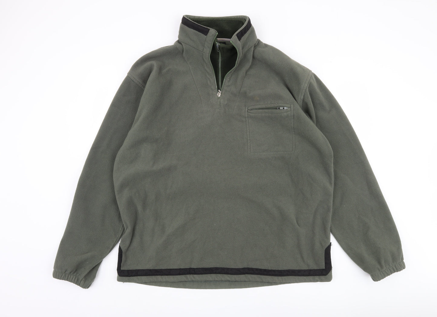 Petroleum Men's Green Pullover Fleece Sweatshirt XL