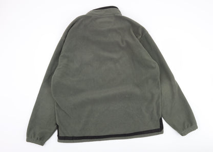 Petroleum Men's Green Pullover Fleece Sweatshirt XL