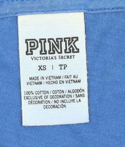 Victoria's Secret Women's Blue XS Casual T-Shirt