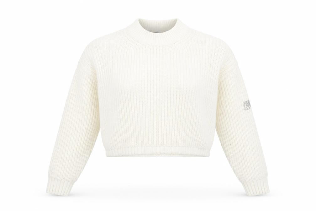 Urban Outfitters Women's XS White Chunky Knit Pullover Jumper