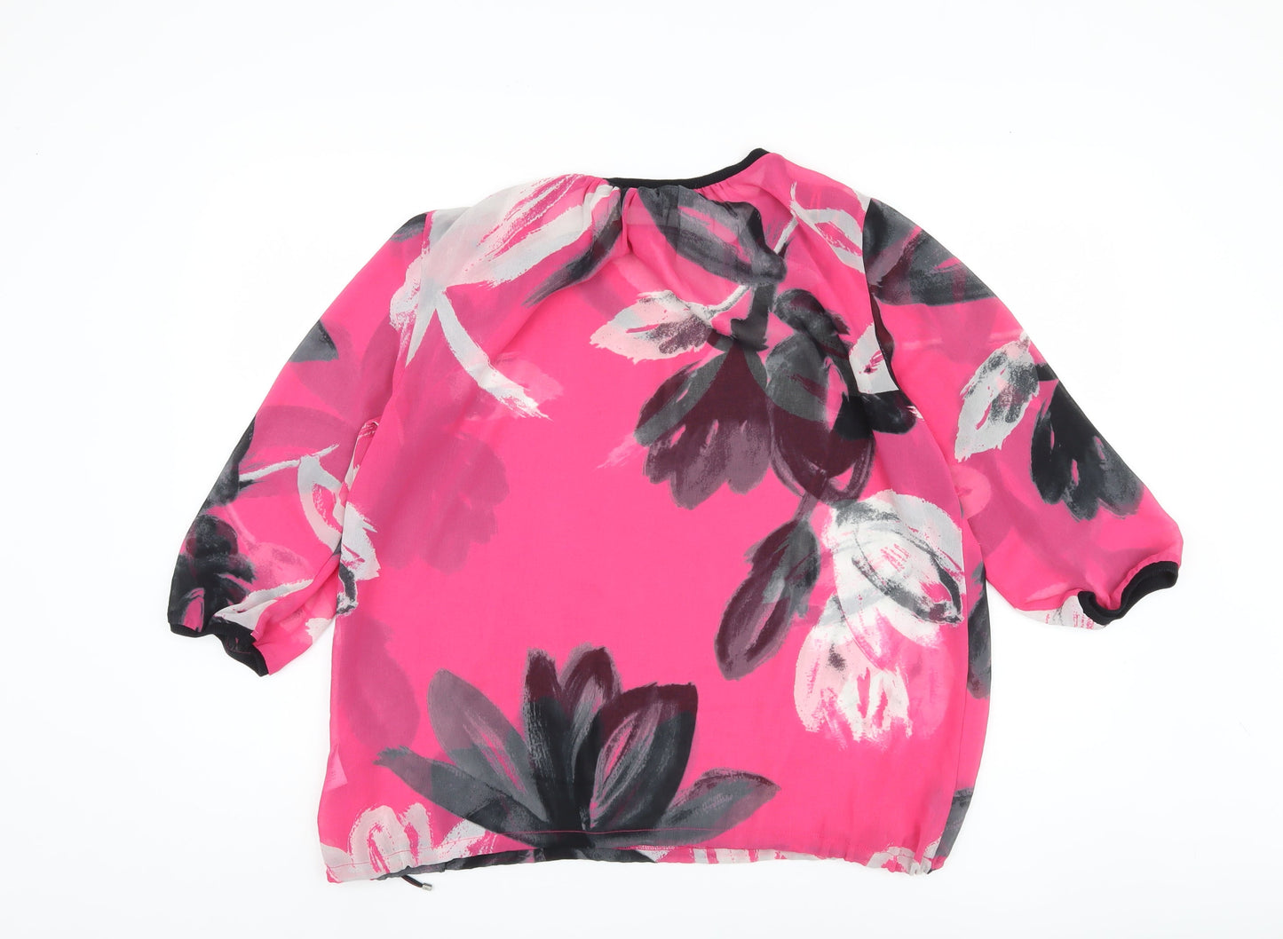 Next Women's Multicoloured Floral Blouse Size 16