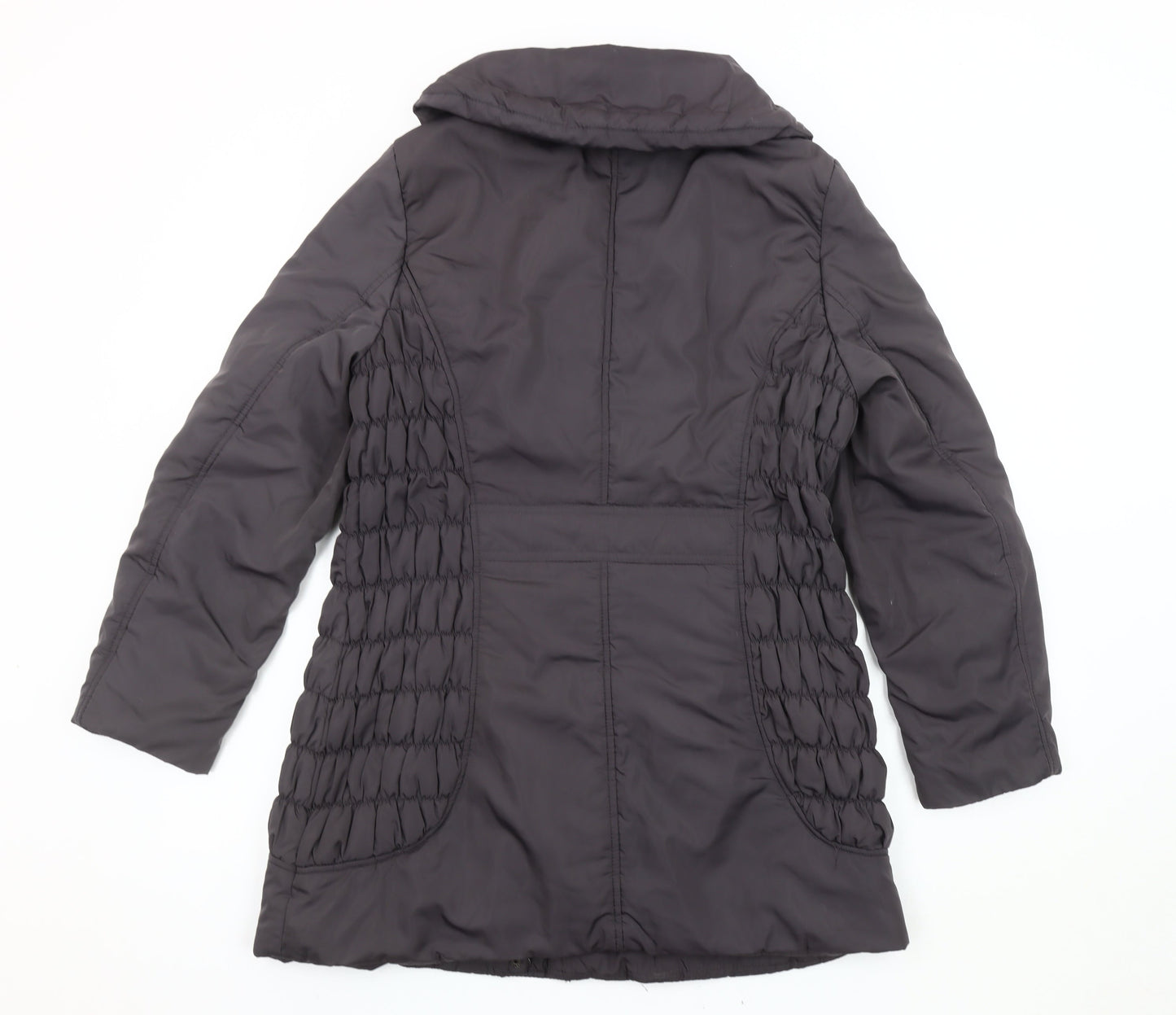 Bonmarché Women's Grey Duffle Coat Size 12 Mid-Length Toggle