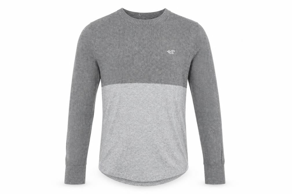 Hollister Men's Grey XS Pullover Jumper Crew Neck