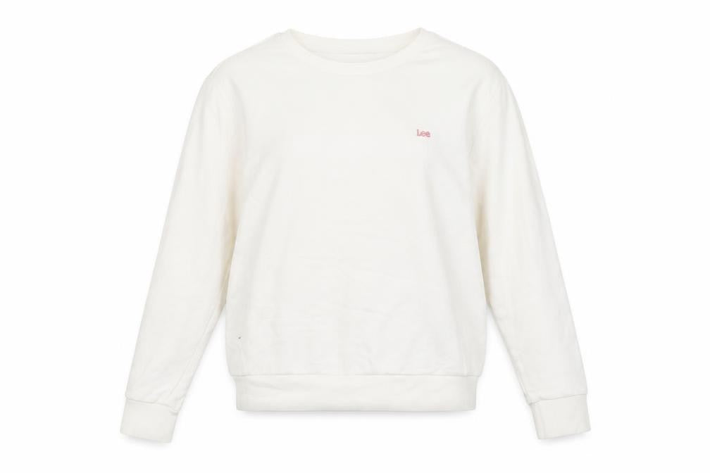 Lee Women's Ivory Sweatshirt M Regular Fit