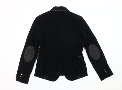 Back view of Zara Basic Women's Black Blazer, size 14