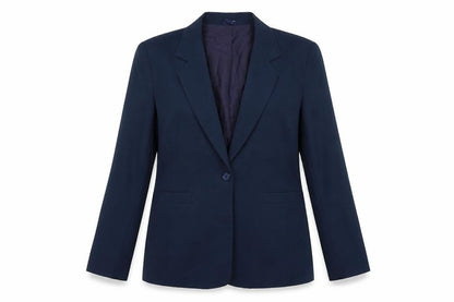 Front view of C&A Women's Blue Blazer, size 10