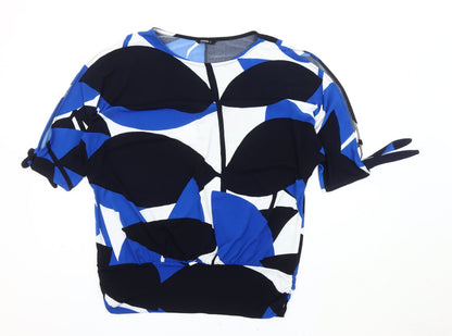 Additional front view of Roman Women's Multicoloured Geometric Blouse, size 12