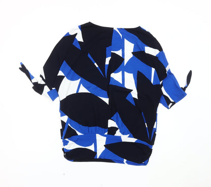 Back view of Roman Women's Multicoloured Geometric Blouse, size 12