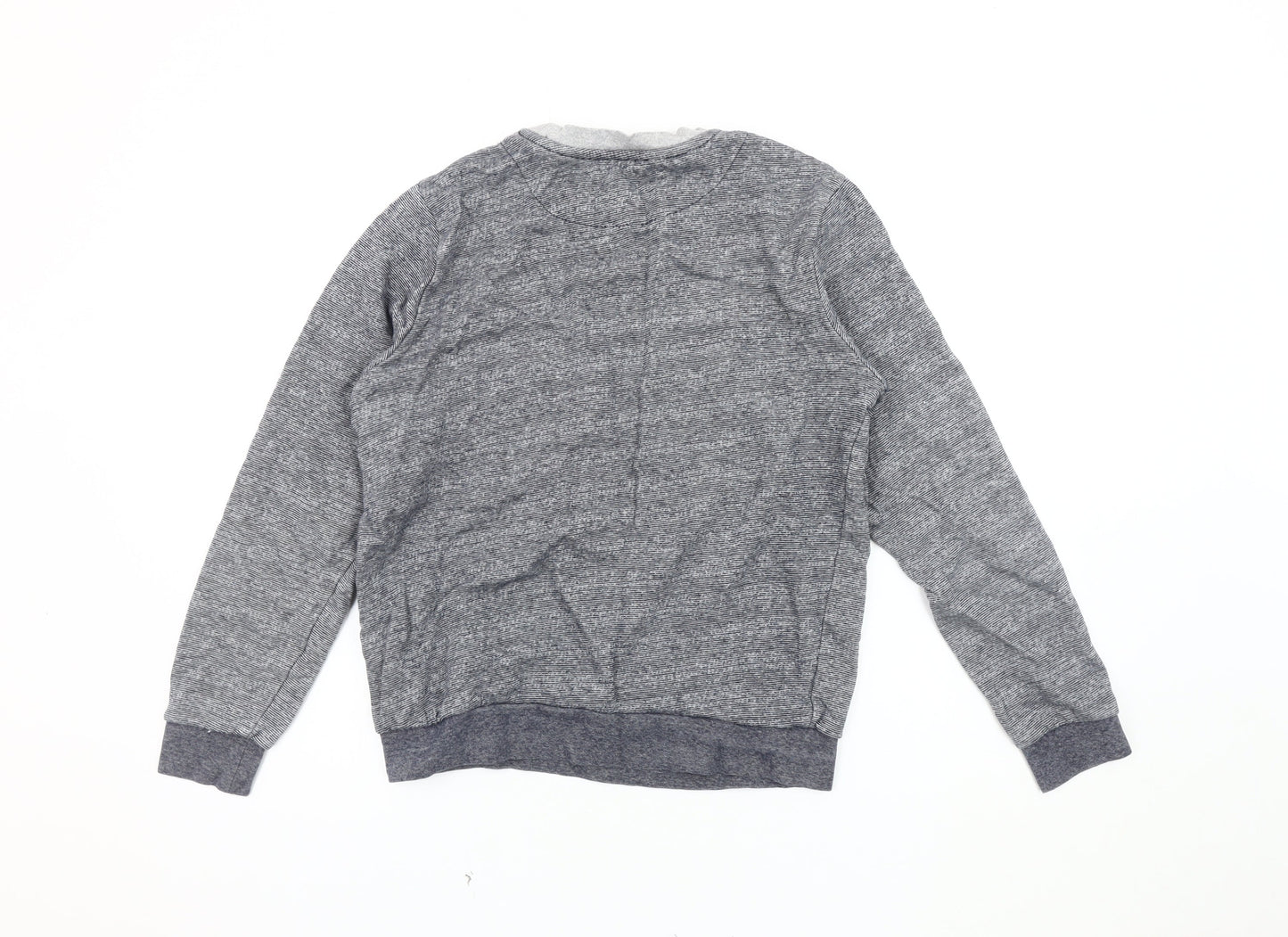 River Island Men's Grey Pullover Sweatshirt Size S