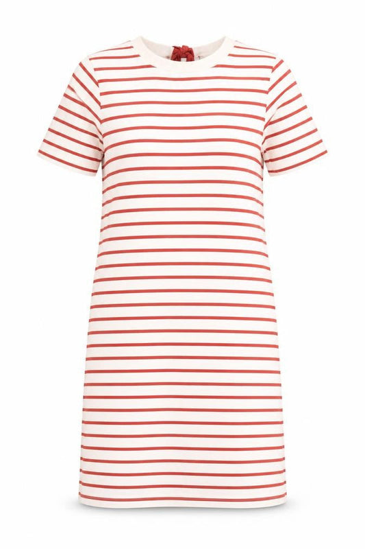 Great Plains Women's Red & White T-Shirt Dress