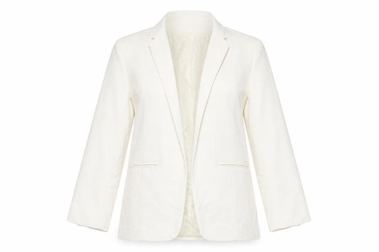 Next Women's Ivory Blazer, Size 8, Lined, Regular Fit